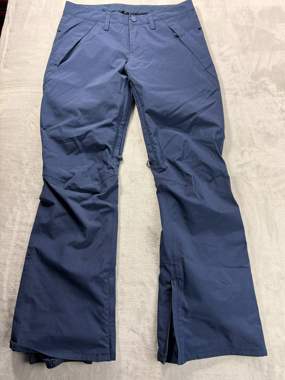 Burton Snowboard Ski Pants Men's Medium Navy Blue Thermolite Living Lining EUC
